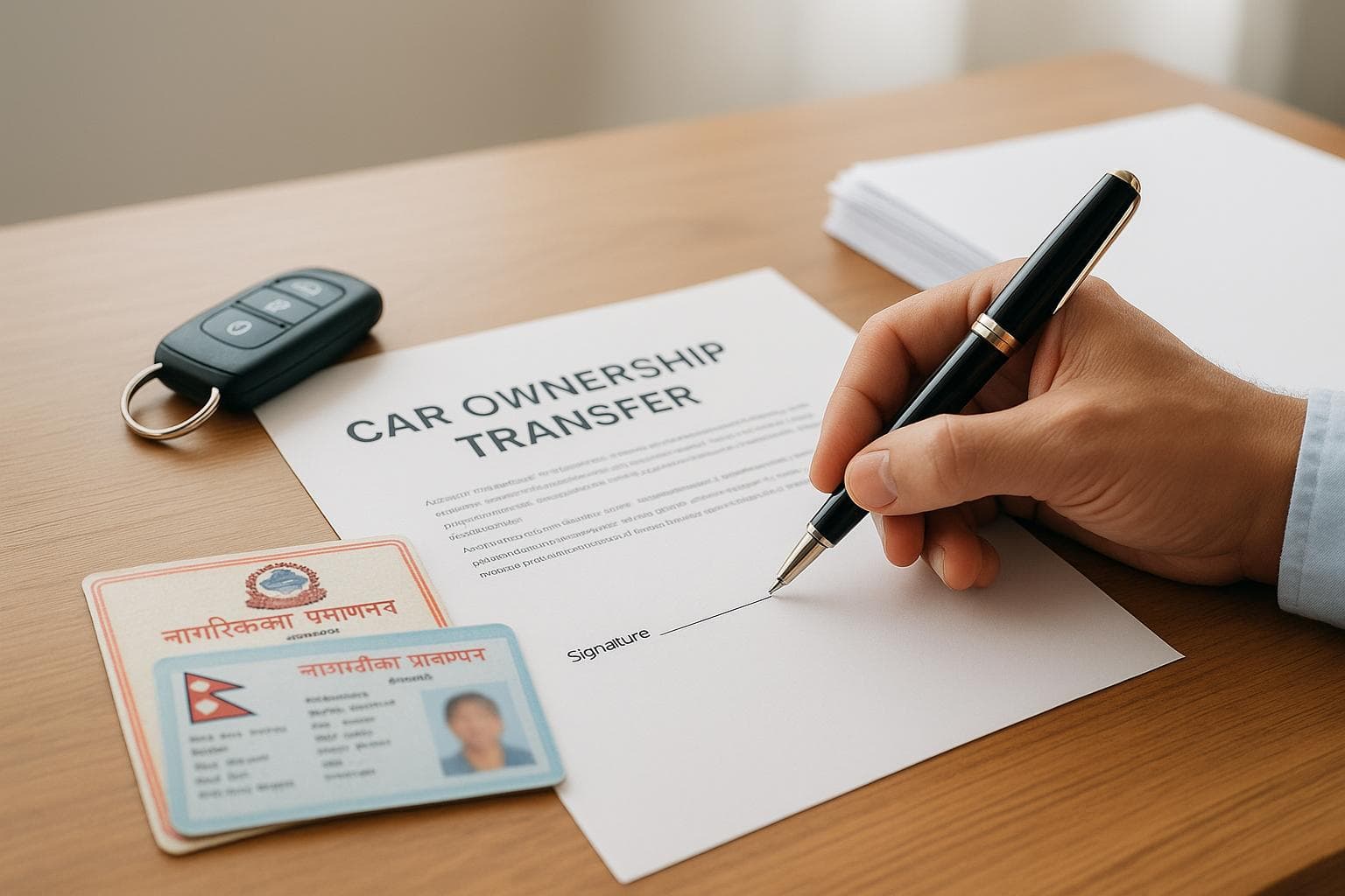 Car Ownership Transfer Steps Nepal