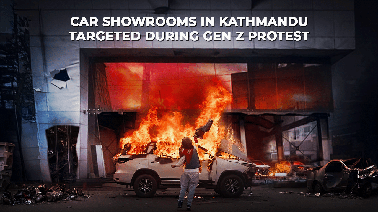 Car Showrooms in Kathmandu Targeted During Gen Z Protest