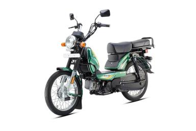 TVS XL100 Heavy Duty i-Touch Start Green