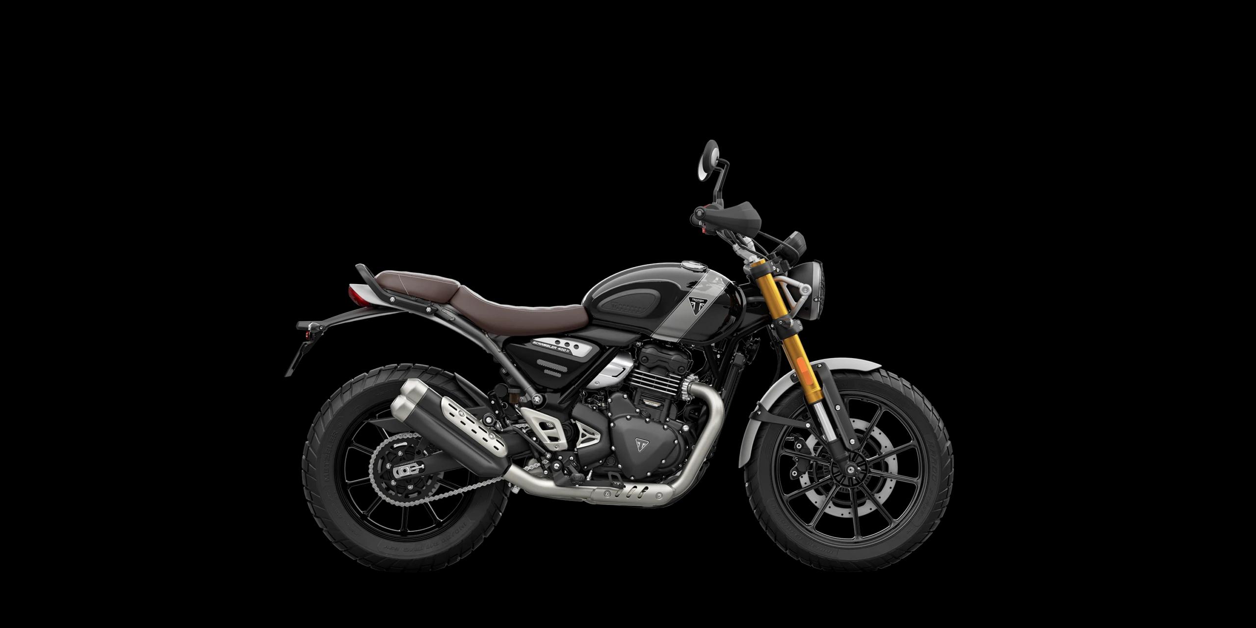 Triumph Scrambler 400 X Phantom Black / Silver Ice