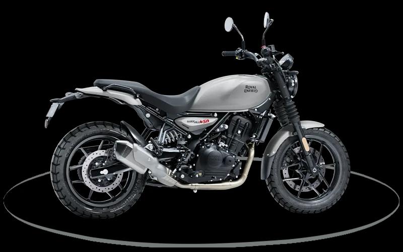 Royal Enfield Guerrilla 450 Analogue Smoke Silver-2