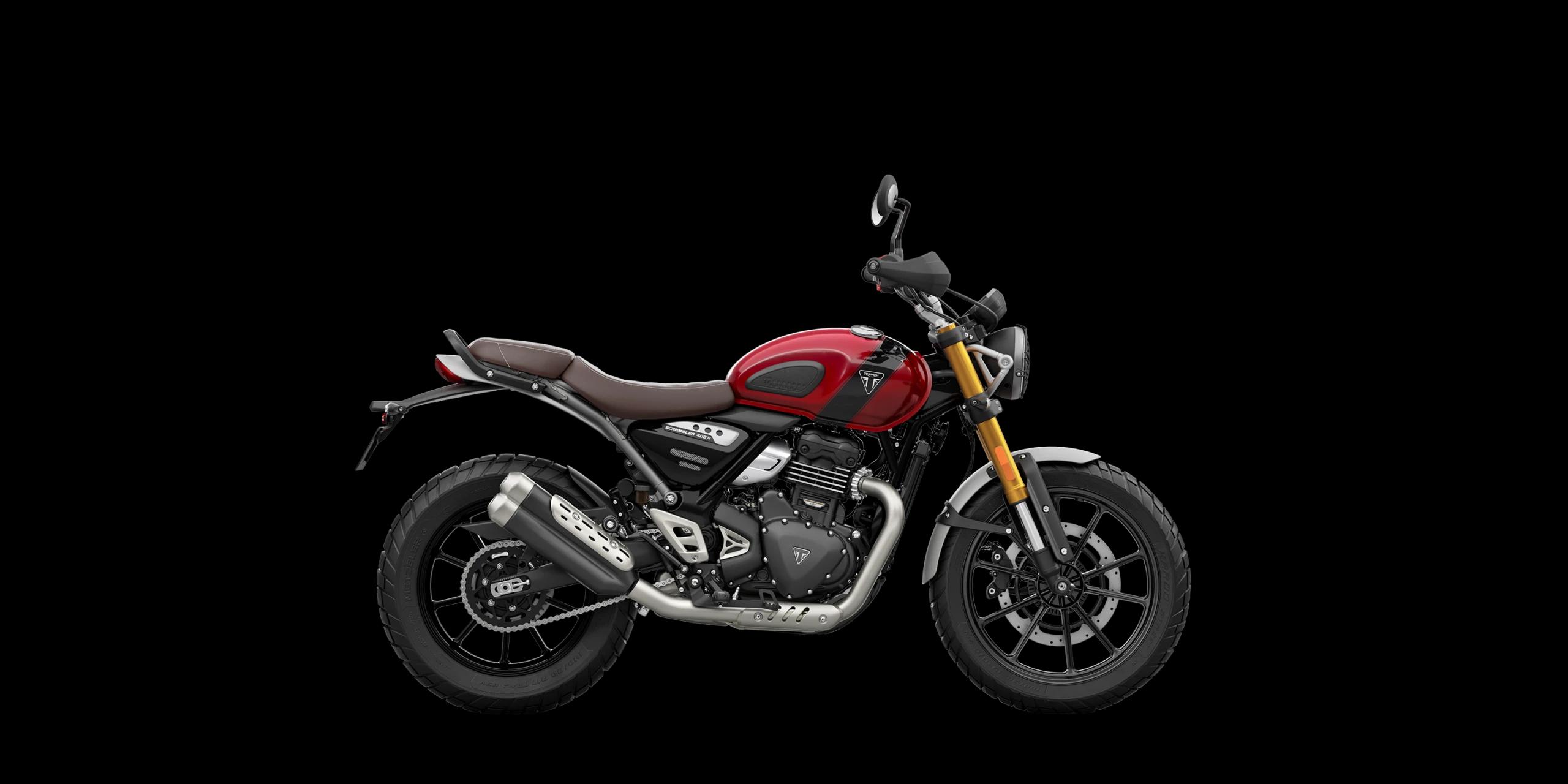 Triumph Scrambler 400 X Carnival Red / Phantom Black