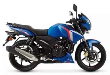 TVS Apache RTR 160 2V FI Matte Blue