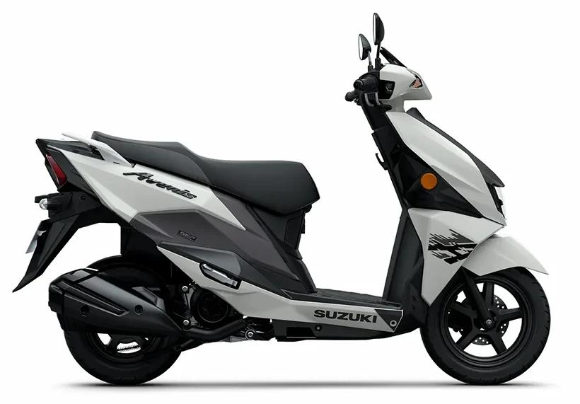 Suzuki Avenis 125 FI Pearl Mirage White / Metallic Matte Fibroin Grey