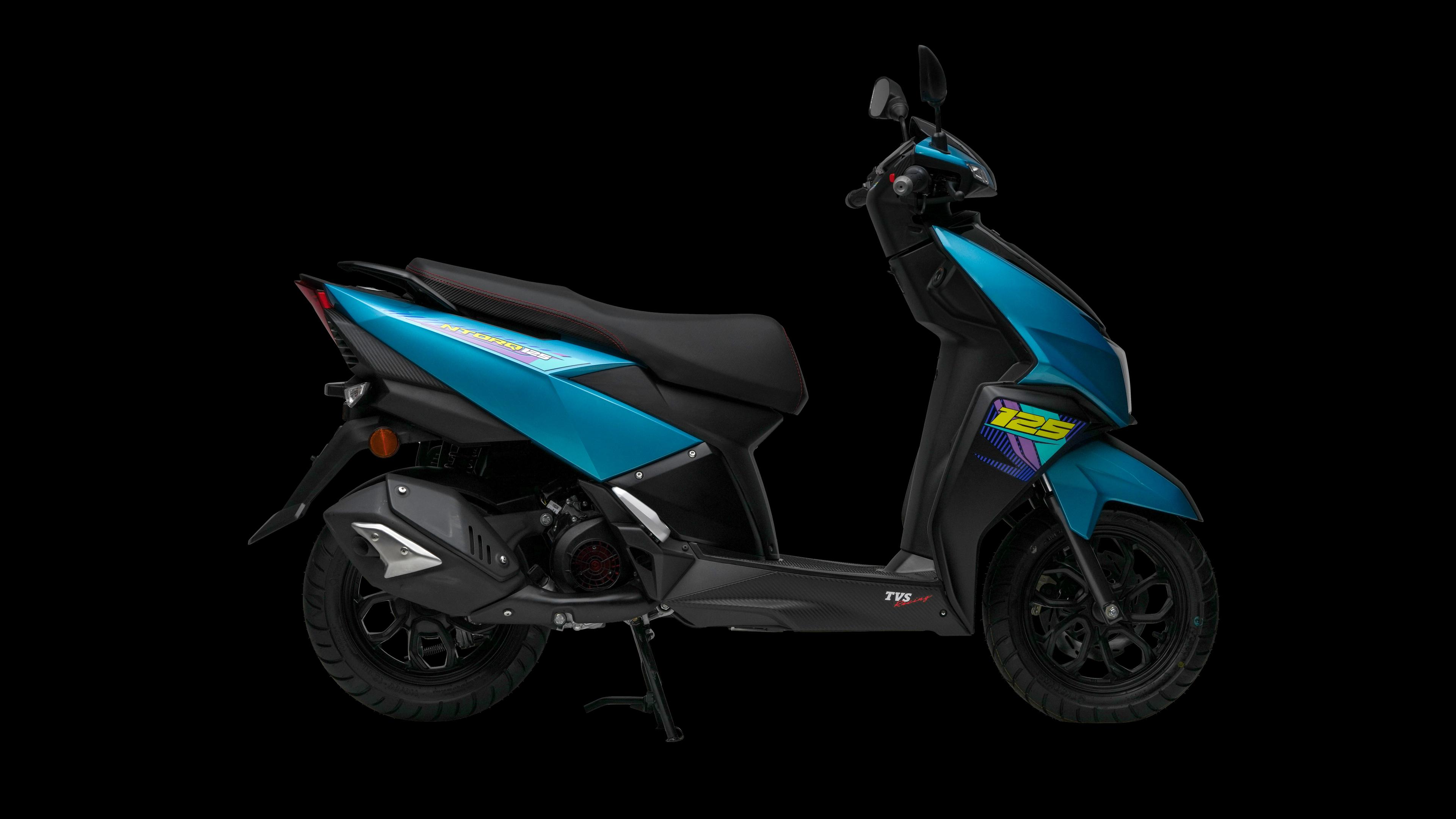 TVS Ntorq 125 Disc Fi Turquoise Blue