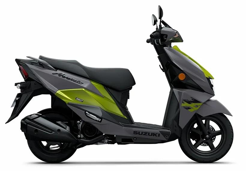 Suzuki Avenis 125 FI Metallic Matte Fibroin Grey / Metallic Lush Green