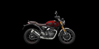 Triumph Scrambler 400 X Volcanic Red / Phantom Black