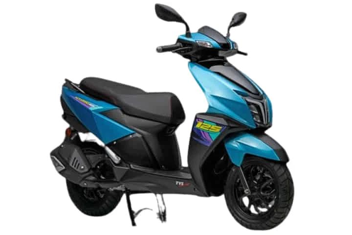 TVS Ntorq 125 Disc Fi Turquoise Blue-1