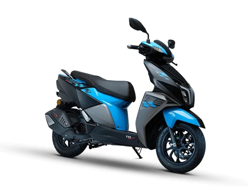 TVS Ntorq 125 RTFI BS6 Marine Blue-1