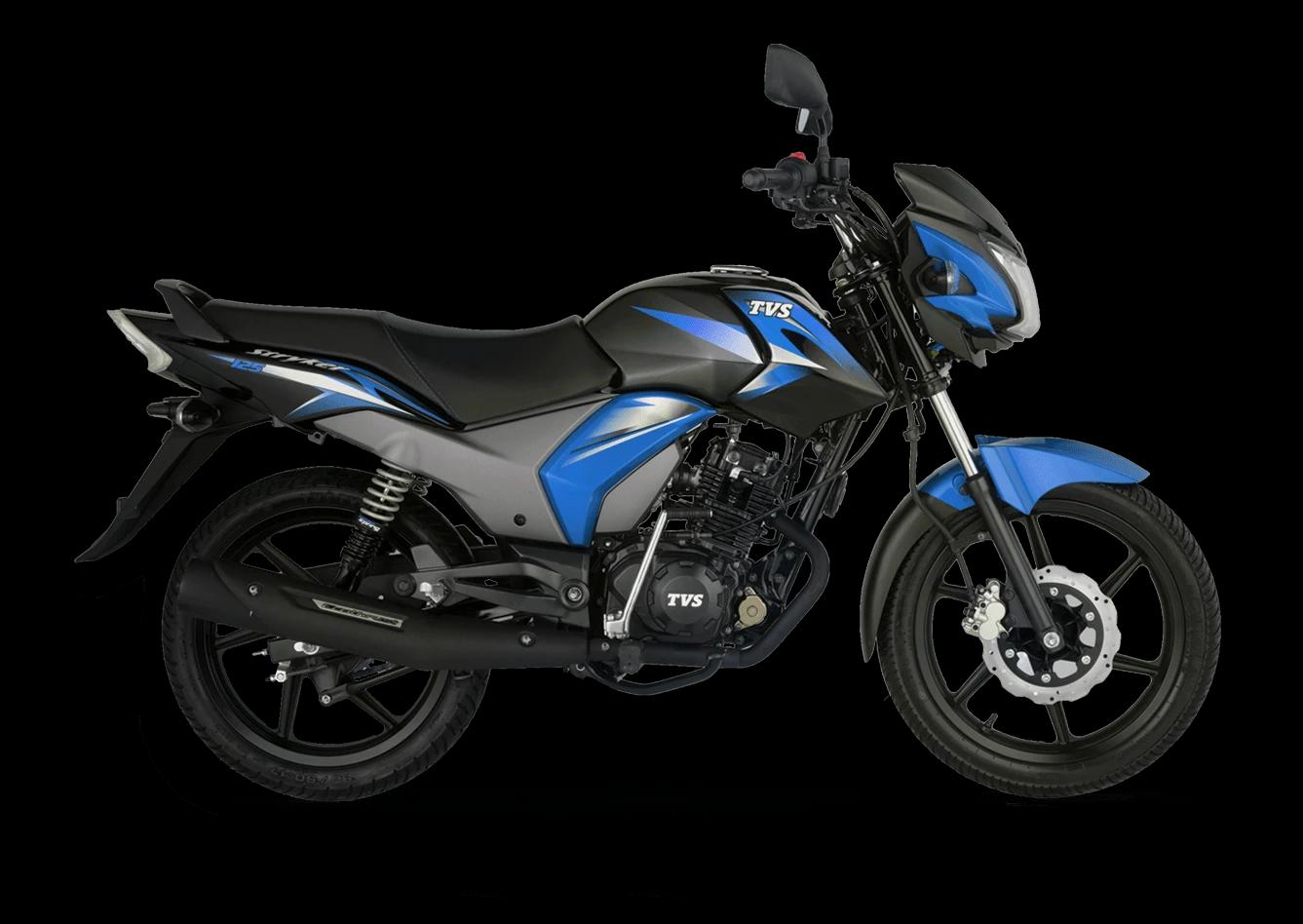 TVS Stryker 125 New Edition Blue Black