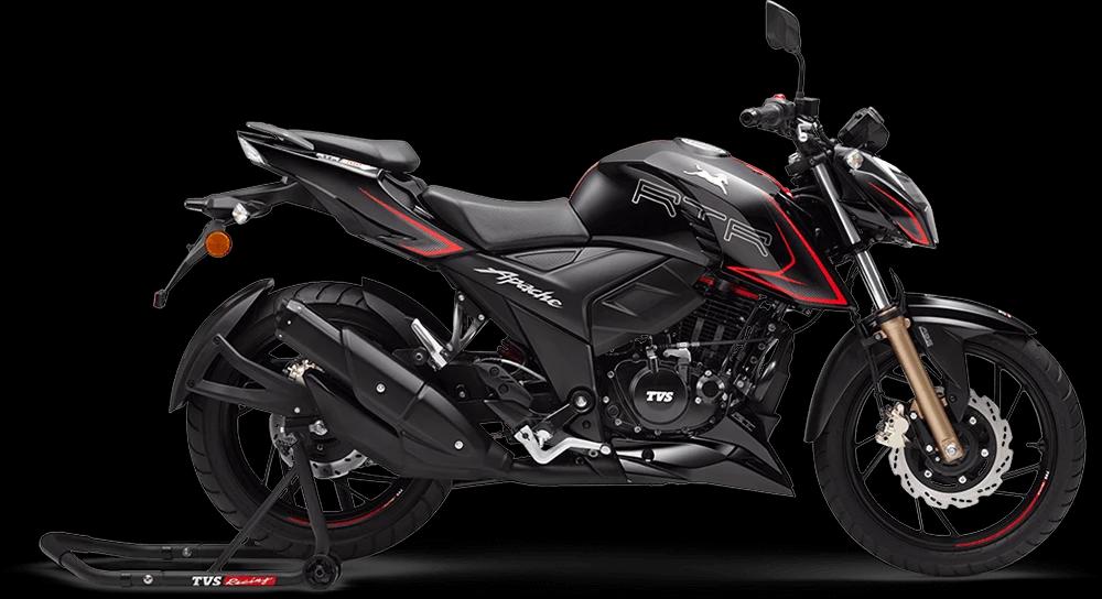 TVS Apache RTR 200 4V RTFI BS6 Gloss Black
