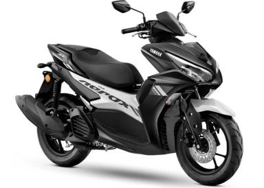 Yamaha Aerox 155 BS6 Metallic Black