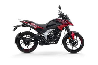 Bajaj Pulsar N125 BS6 Ebony Black-Cocktail Wine Red