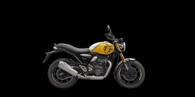 Triumph Speed 400 Racing Yellow / Pearl Metallic White
