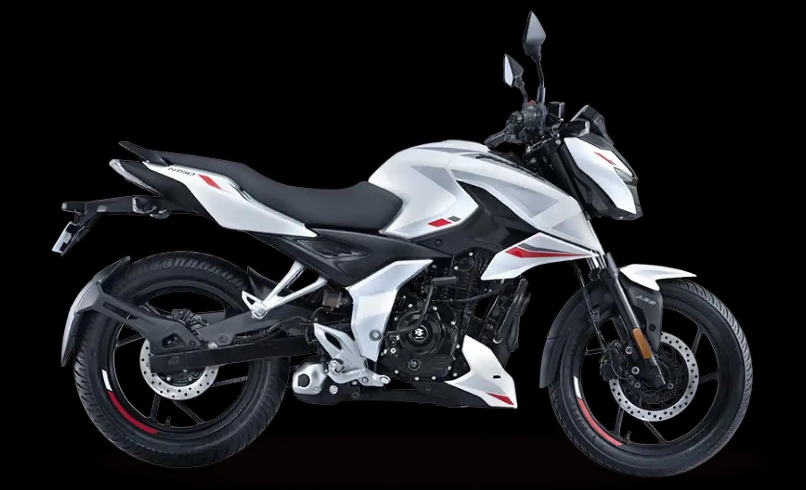Bajaj Pulsar N150 BS6 Pearl Metallic White