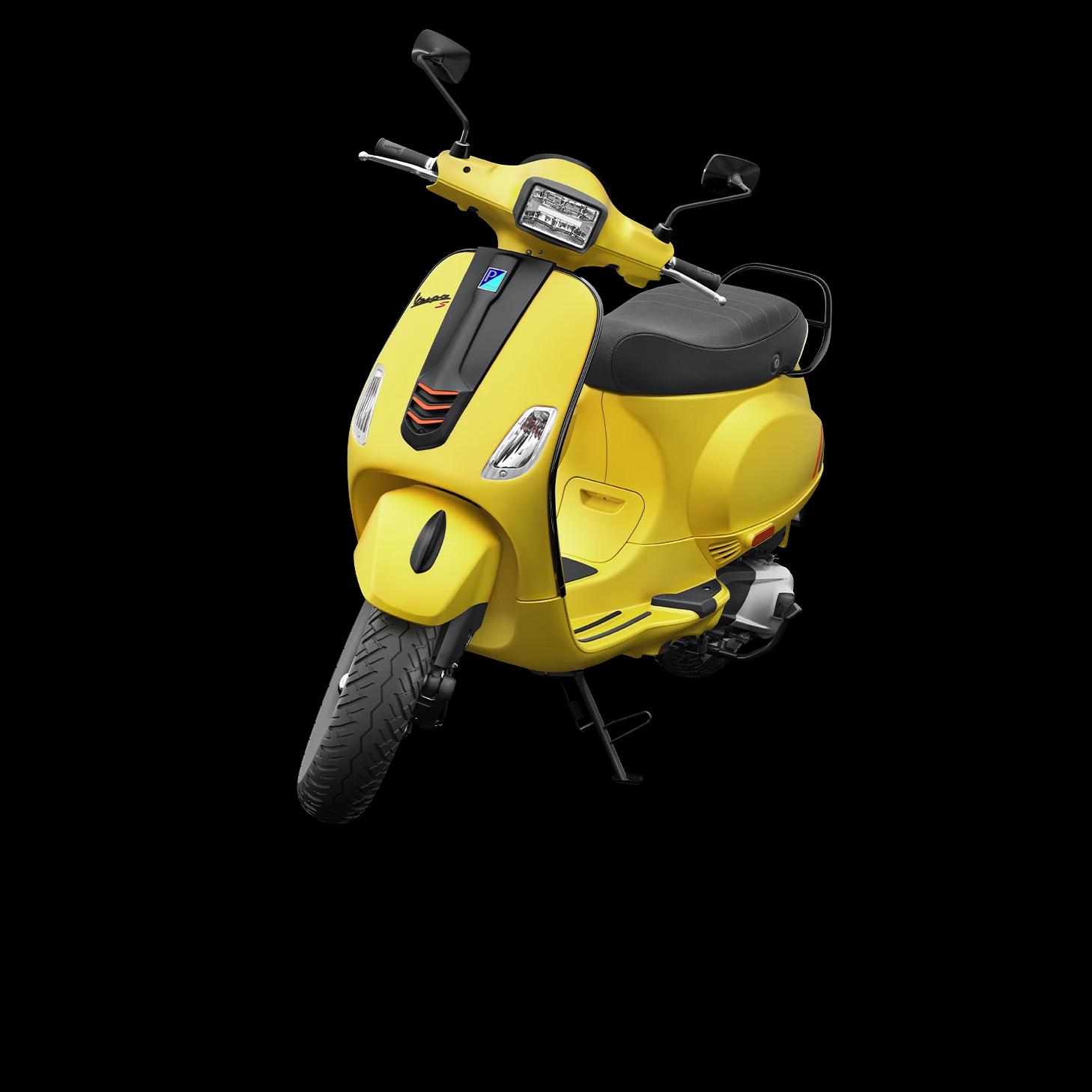 Vespa S 125 OBD II Stage B BS6 Giallo Yellow