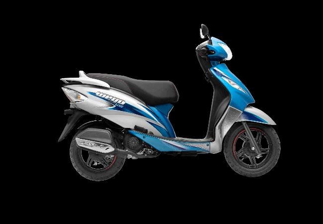 TVS Wego Fi Blue