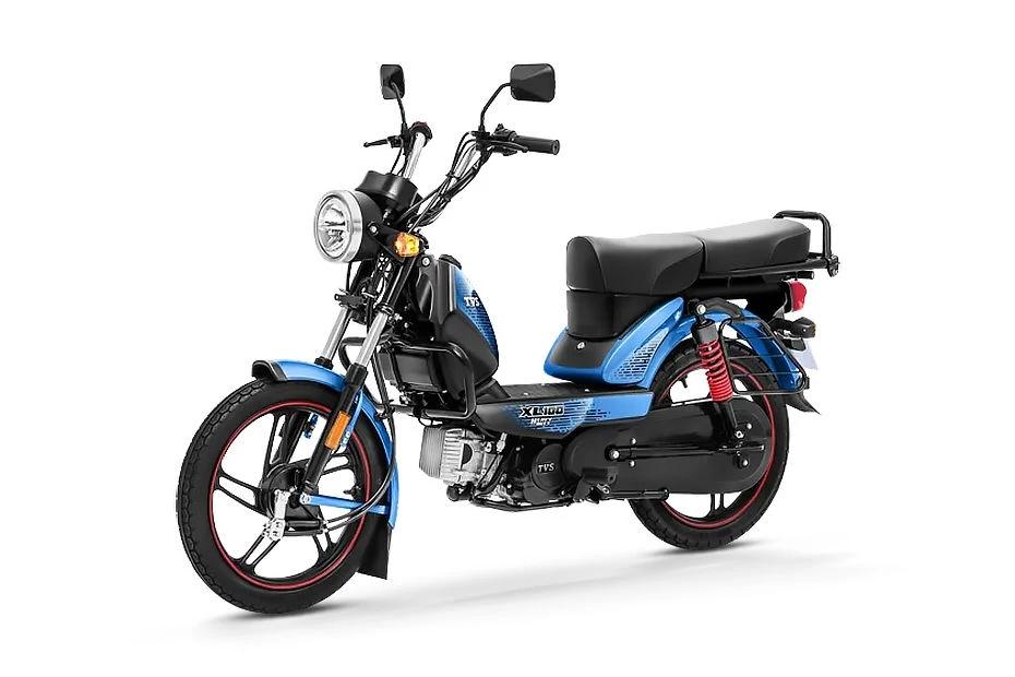 TVS XL100 Heavy Duty i-Touch Start Blue