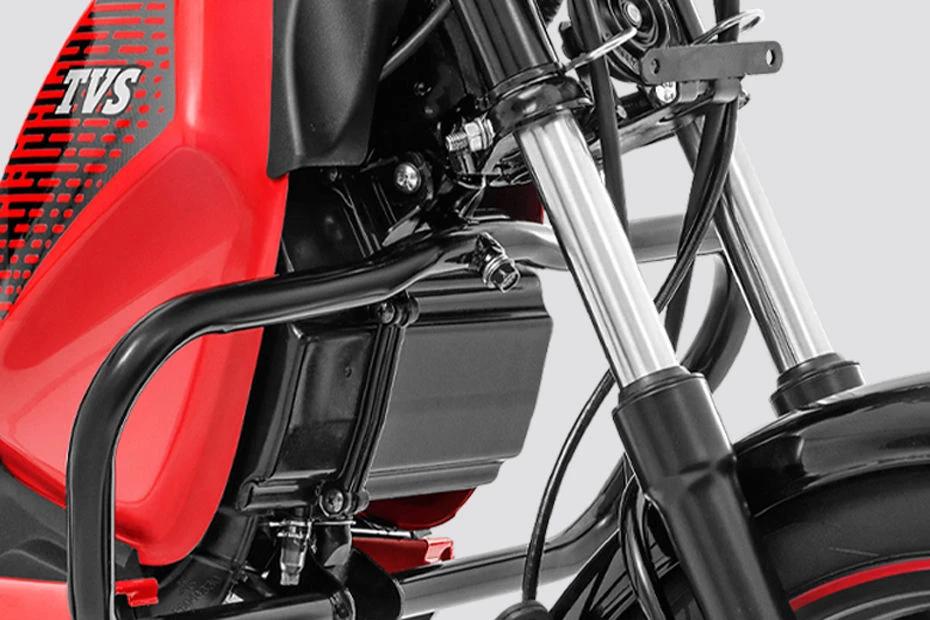TVS XL100 Heavy Duty i-Touch Start Red-3