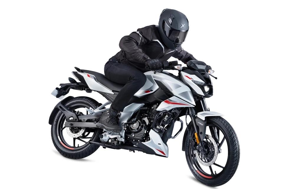 Bajaj Pulsar N150 BS6 Pearl Metallic White-2