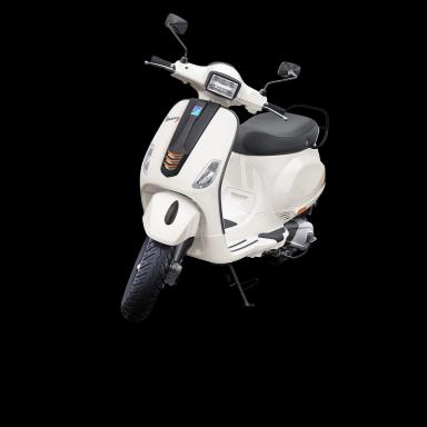 Vespa S 125 OBD II Stage B BS6 Pearl White