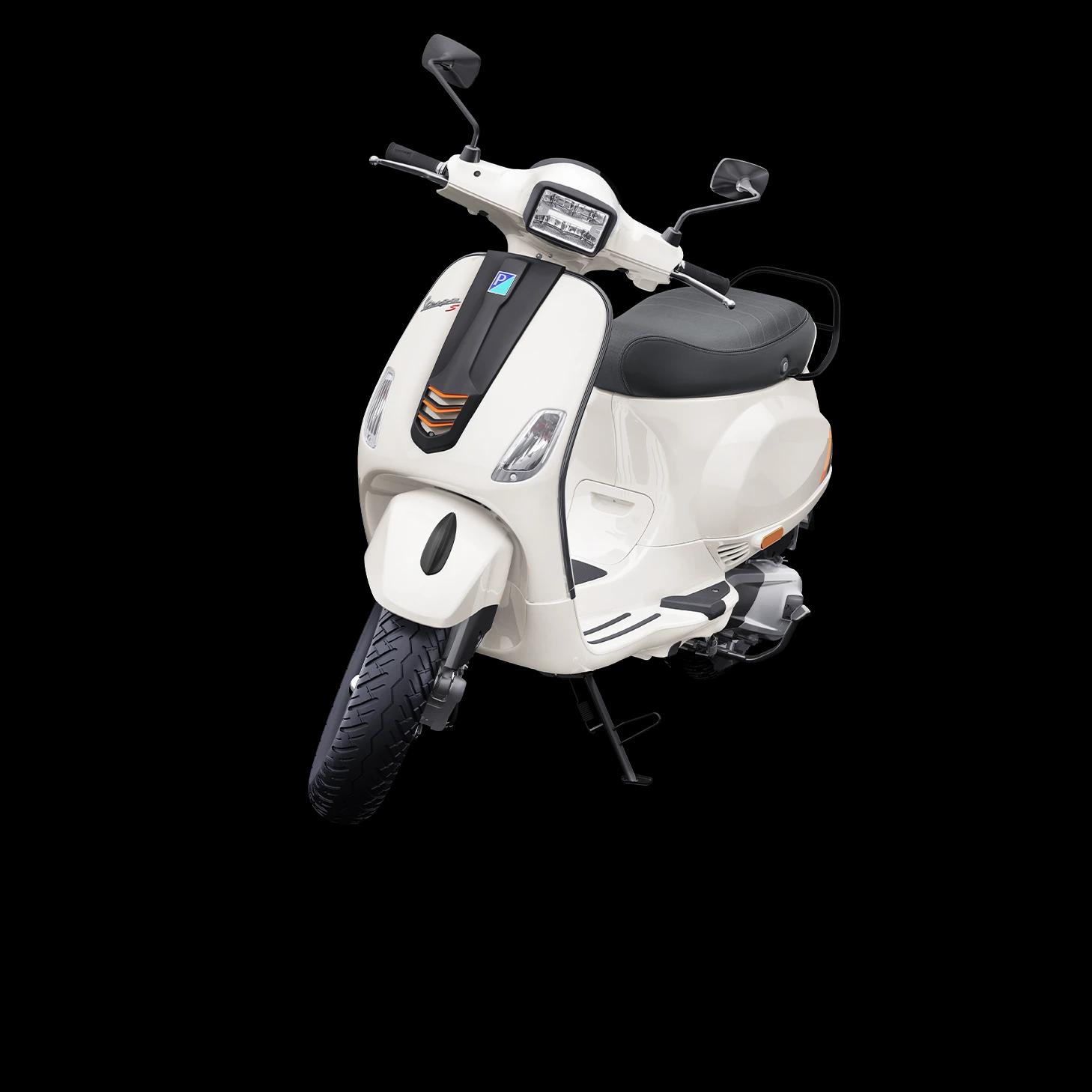 Vespa S 125 OBD II Stage B BS6 Pearl White