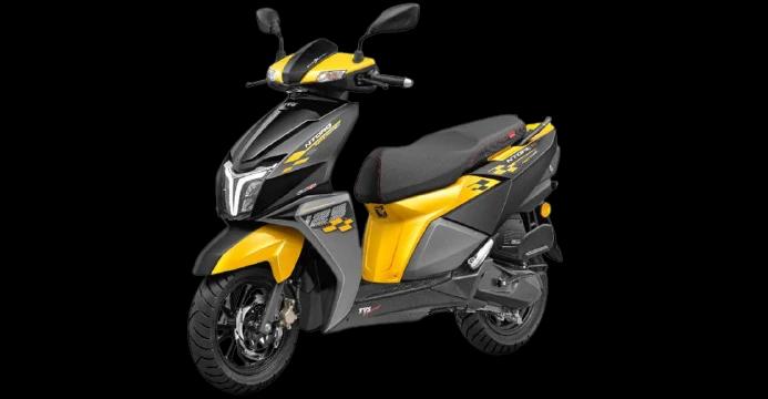 TVS Ntorq 125 RTFI BS6 Yellow