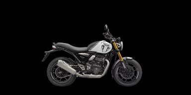 Triumph Speed 400 Pearl Metallic White / Storm Grey