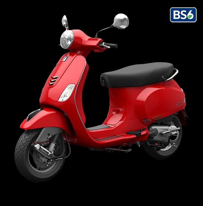 Vespa ZX 125 OBD II Stage B Rosso Red