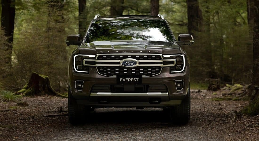 Next Generation Ford Everest in the Roads of Kathmandu