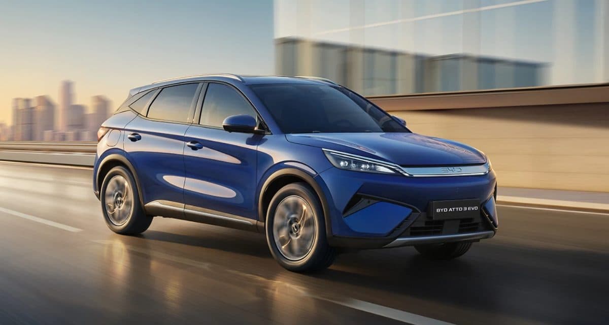BYD Unveils Atto 3 Evo with 510 km Range & Powerful AWD