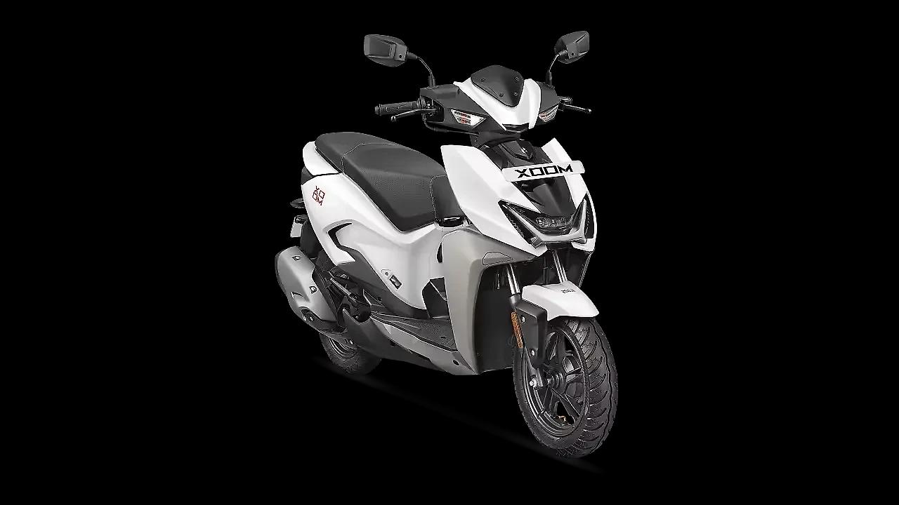 Hero Xoom 110 ZX FI BS6 Pearl Silver White