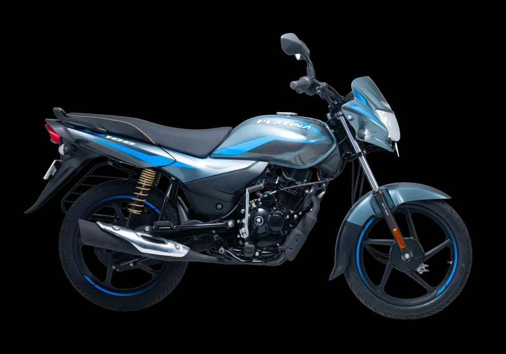 Bajaj Platina 100 ES BS6 Nuclear Blue-2