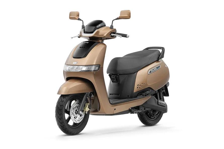 TVS iQube 2.2 kWh Walnut Brown