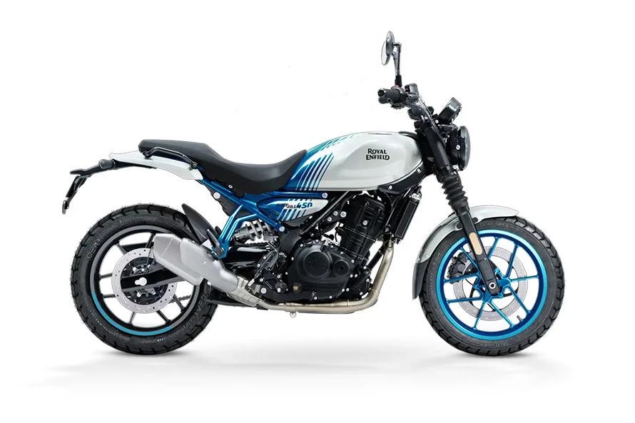 Royal Enfield Guerrilla 450 Flash Brava Blue