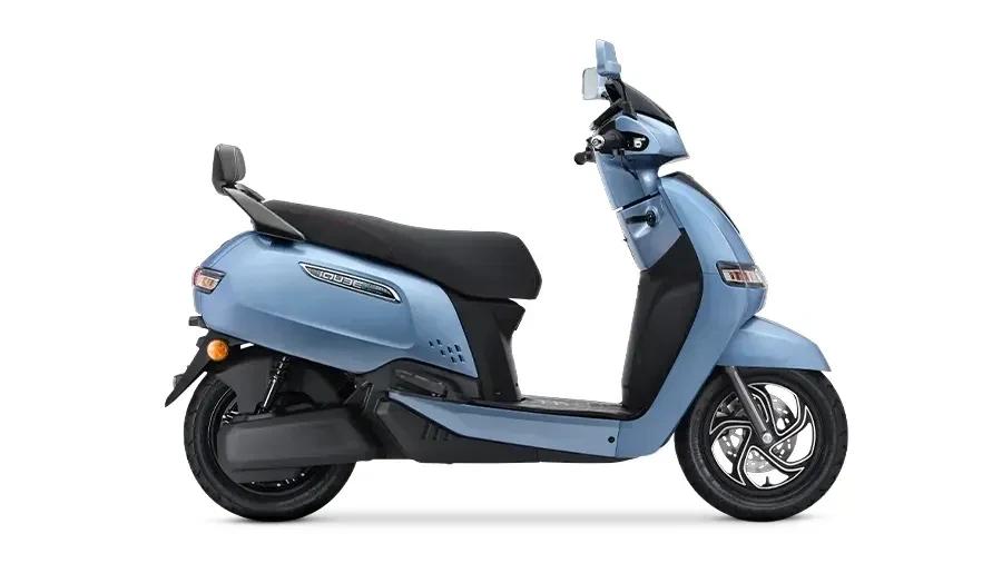 TVS iQube S 3.5 kWh Mint Blue