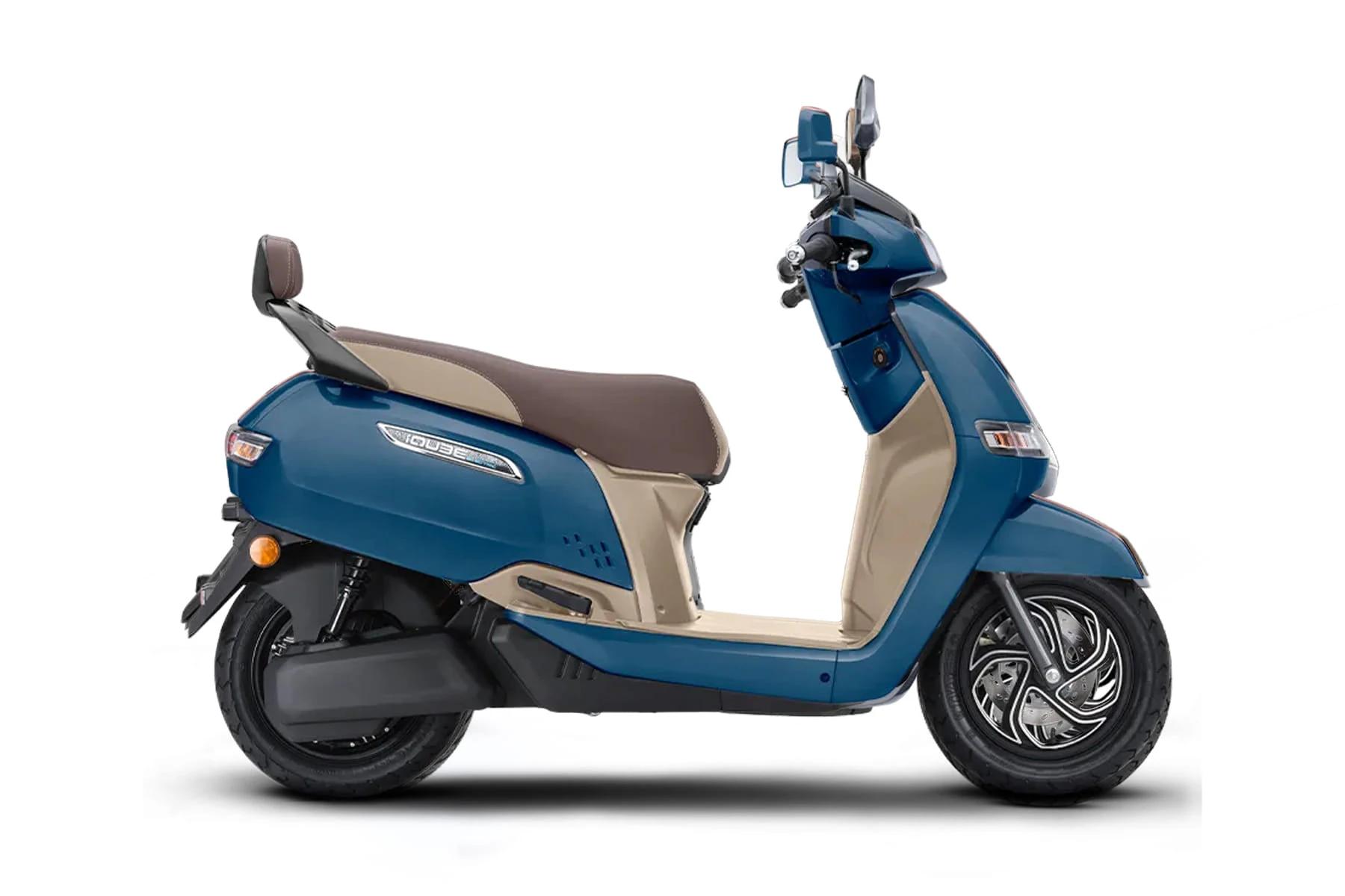 TVS iQube 3.0 Starlight Blue Beige