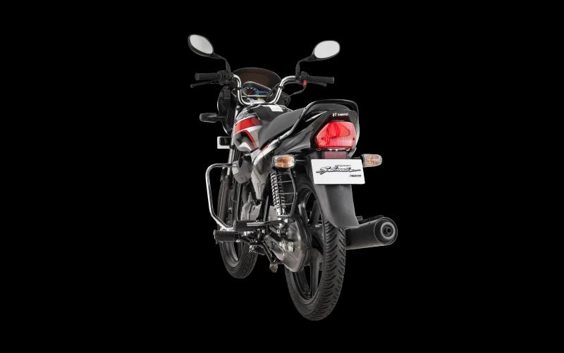 Hero Super Splendor BS4 Black with Red-3