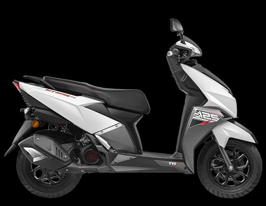 TVS Ntorq 125 Drum White