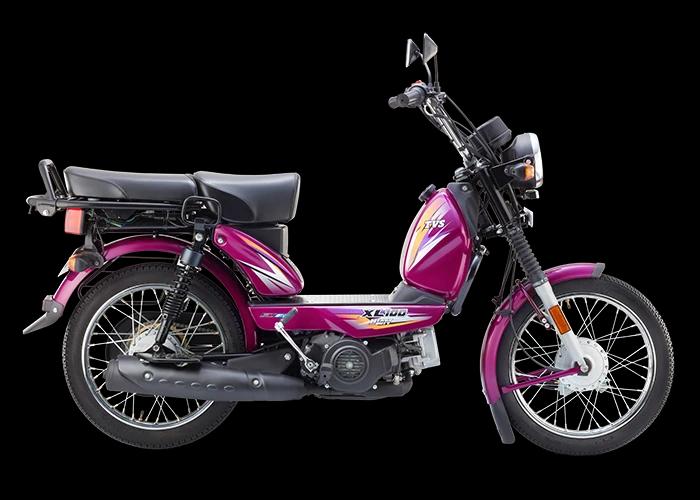 TVS XL100 Heavy Duty i-Touch Start Mineral Purple-1