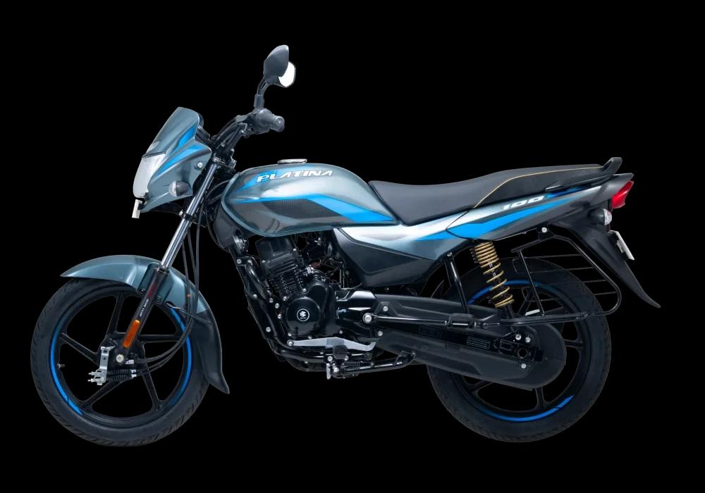 Bajaj Platina 100 ES BS6 Nuclear Blue-3