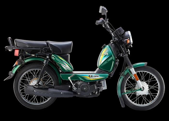 TVS XL100 Heavy Duty i-Touch Start Green-1