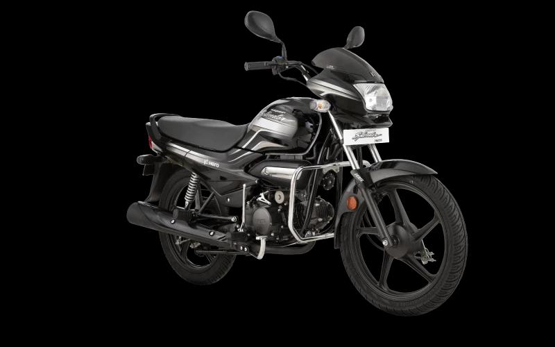 Hero Super Splendor BS4 Black with Grey-1