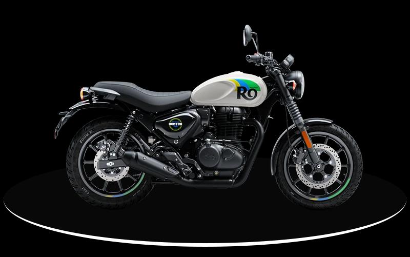 Royal Enfield Hunter 350 Mid Rio White