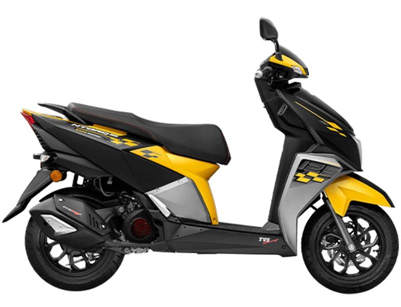 TVS Ntorq 125 RTFI BS6 Yellow-1