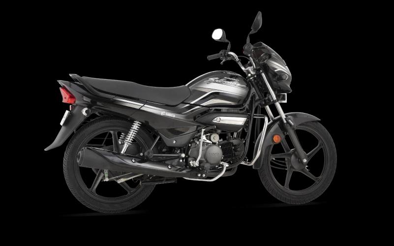 Hero Super Splendor BS4 Black with Grey