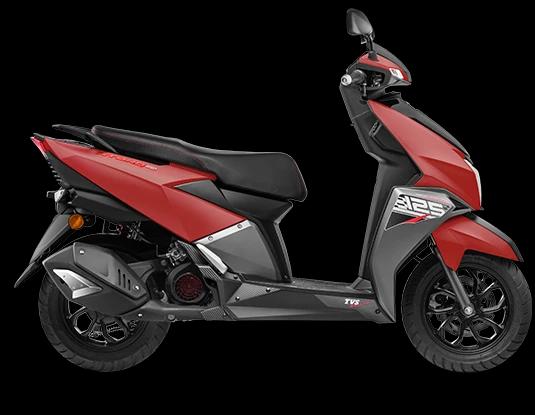 TVS Ntorq 125 Drum Matte Red