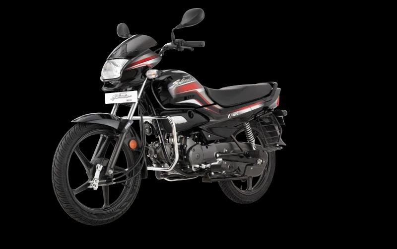 Hero Super Splendor BS4 Black with Red-2