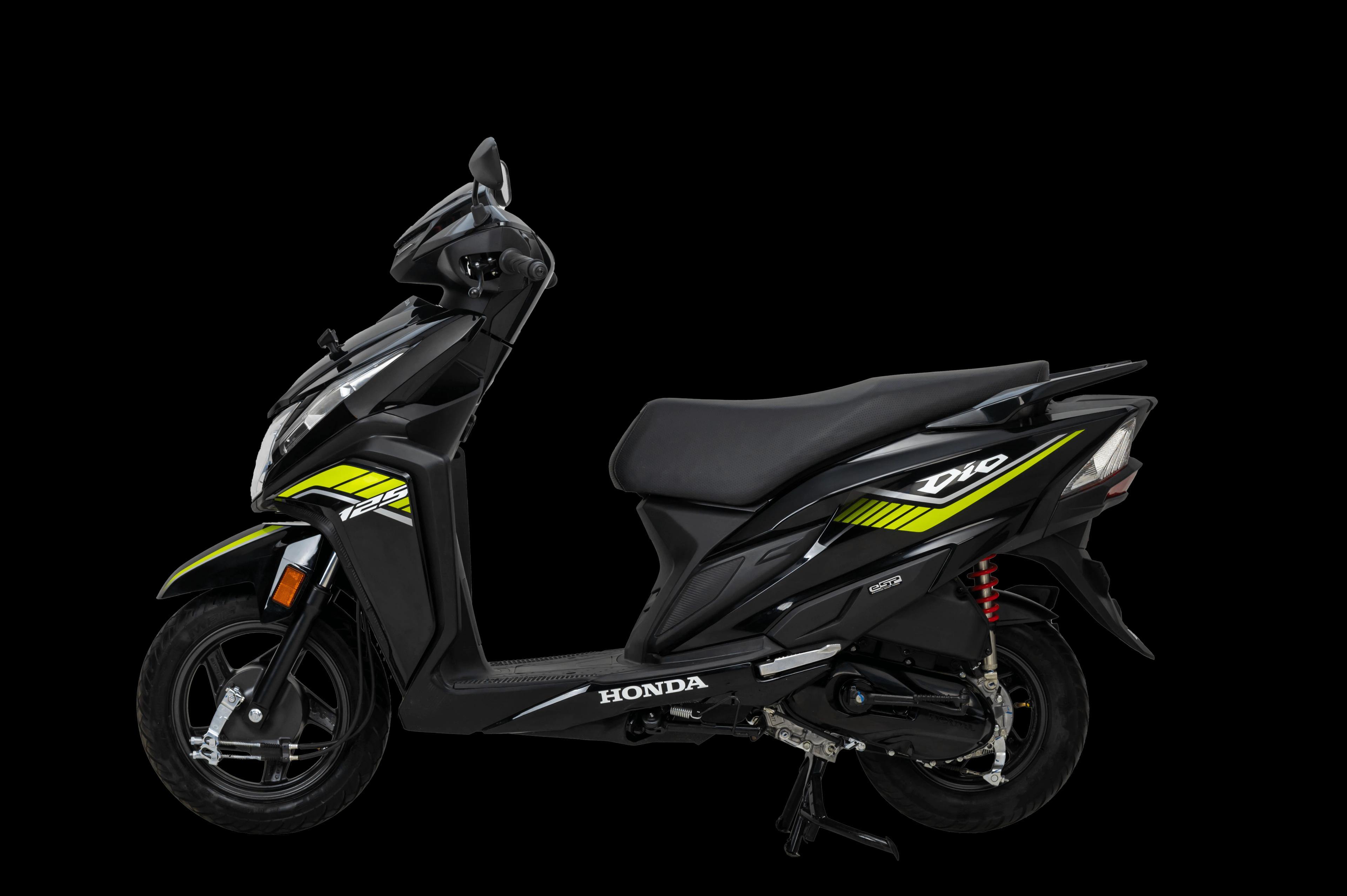 Honda Dio 125 DLX BS6 Pearl Nightstar Black