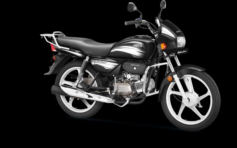 Hero Splendor Plus i3s BS4 Black Grey-2